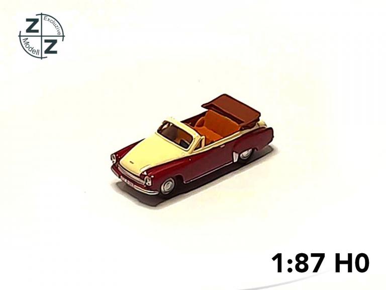 Wartburg 311 Cabrio rot-beige